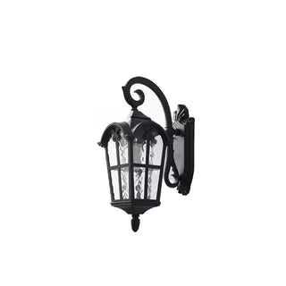 Waterproof Black Lantern LED Outdoor Wall Sconce Zawala Image - 6