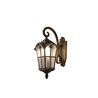 Waterproof Black Lantern LED Outdoor Wall Sconce Zawala Image - 7