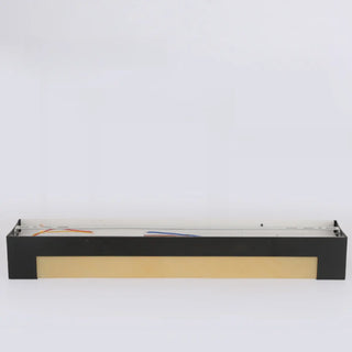 Modish Rectangle Outdoor Wall Light Black Warm Light Zawala Image - 14