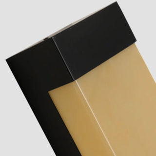 Modish Rectangle Outdoor Wall Light Black Warm Light Zawala Image - 15