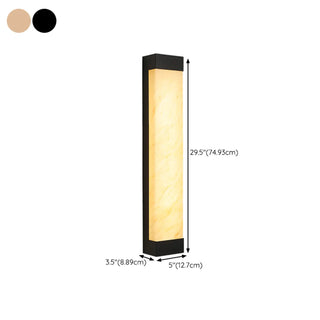 Modish Rectangle Outdoor Wall Light Black Warm Light Zawala Image - 19