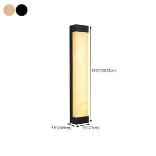 Modish Rectangle Outdoor Wall Light Black Warm Light Zawala Image - 20