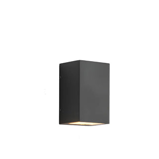 Modern Geometric Metal Outdoor Up Down Wall Light Zawala Image - 4
