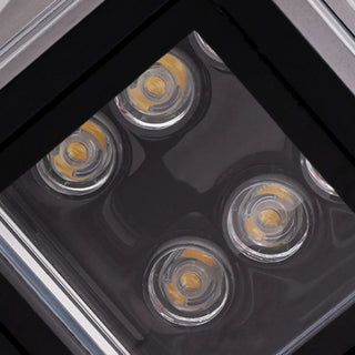 Rectangular Black LED Outdoor Up Down Wall Lights Zawala Image - 12