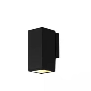 Rectangular Black LED Outdoor Up Down Wall Lights Zawala Image - 4