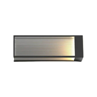 Outdoor Ribbed Glass Vertical Waterproof Wall Light Zawala Image - 12