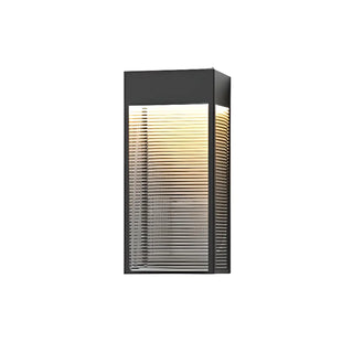 Outdoor Ribbed Glass Vertical Waterproof Wall Light Zawala Image - 8