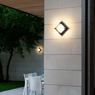 ZOWALA - Simple Hexagonal Aluminum Exterior LED Wall Lights Image - 1