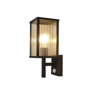 Outdoor Black Geometric Waterproof Metal Wall Sconce Zawala Image - 6