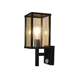 Outdoor Black Geometric Waterproof Metal Wall Sconce Zawala Image - 8