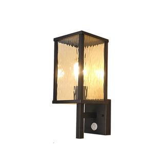 Outdoor Black Geometric Waterproof Metal Wall Sconce Zawala Image - 9