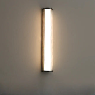 Outdoor Waterproof Ribbed Gold Vertical Wall Sconce Zawala Image - 15