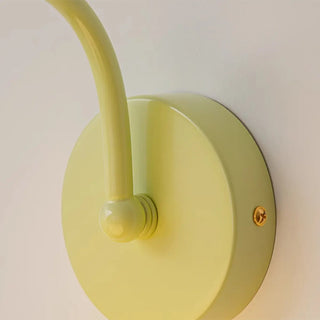 Simple Pastel Green Globe Glass Shade Wall Sconce Image - 7