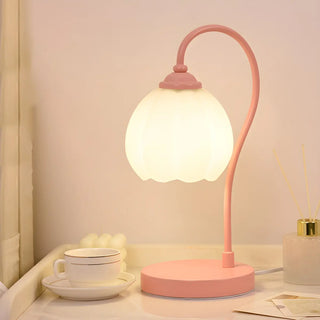 Plug-in Modern Metal Flower Shape Standard Table Lamp Zawala Image - 1