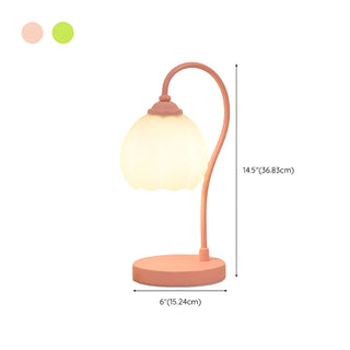 Plug-in Modern Metal Flower Shape Standard Table Lamp Zawala Image - 12