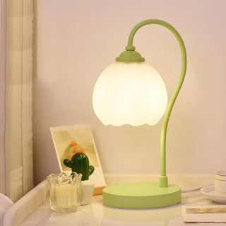 Plug-in Modern Metal Flower Shape Standard Table Lamp Zawala Image - 2