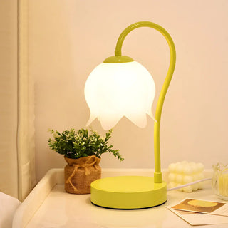 Plug-in Modern Metal Flower Shape Standard Table Lamp Zawala Image - 3