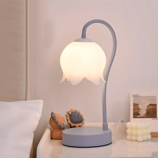 Plug-in Modern Metal Flower Shape Standard Table Lamp Zawala Image - 4