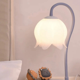 Plug-in Modern Metal Flower Shape Standard Table Lamp Zawala Image - 5