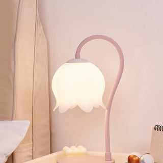 Plug-in Modern Metal Flower Shape Standard Table Lamp Zawala Image - 6