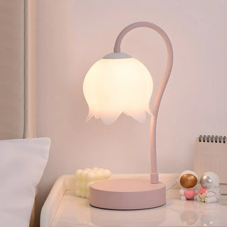 Plug-in Modern Metal Flower Shape Standard Table Lamp Zawala Image - 9