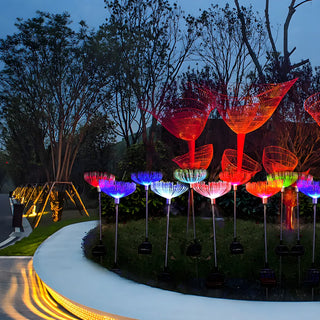 Bionic Fiber Optic Flower Garden Landscape Lighting Zawala Image - 3