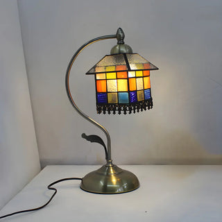 Creative Tiffany Cherry Ball Curved Arm Table Lamp Zawala Image - 14