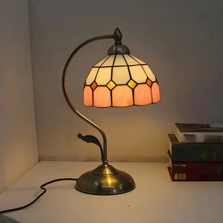 Creative Tiffany Cherry Ball Curved Arm Table Lamp Zawala Image - 18