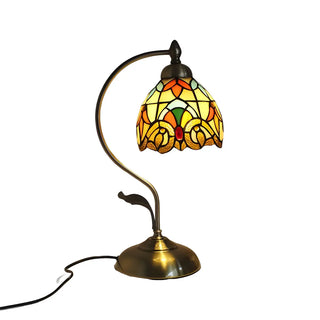 Creative Tiffany Cherry Ball Curved Arm Table Lamp Zawala Image - 27