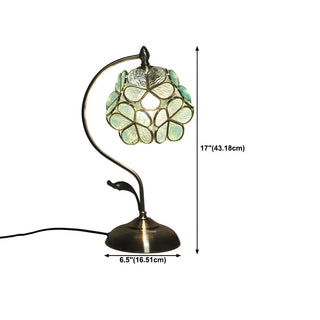Creative Tiffany Cherry Ball Curved Arm Table Lamp Zawala #size