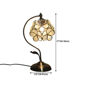 Creative Tiffany Cherry Ball Curved Arm Table Lamp Zawala Image - 35