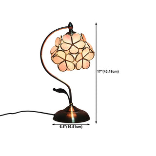 Creative Tiffany Cherry Ball Curved Arm Table Lamp Zawala Image - 36