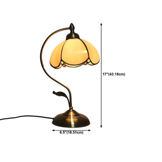 Creative Tiffany Cherry Ball Curved Arm Table Lamp Zawala Image - 43