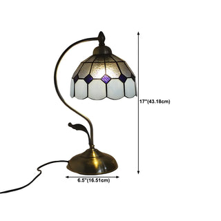 Creative Tiffany Cherry Ball Curved Arm Table Lamp Zawala Image - 50