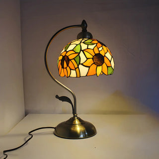 Creative Tiffany Cherry Ball Curved Arm Table Lamp Zawala Image - 8
