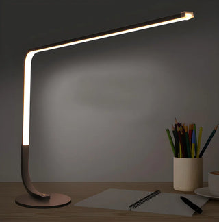 Plug-in Modern Minimalist Linear LED Bedroom Table Lamp Zawala Image - 6