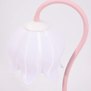 Plug-In Pink Lily of the Valley Bedside Table Lamp Zawala Image - 8
