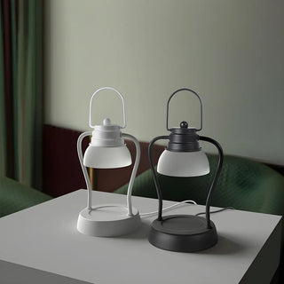 Modern Portable Dual Light Candle Warmer Table Lamp Zawala Image - 7