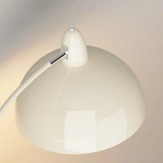 Modern Trendy White Dome Floor Lamp with Storage Zawala Image - 9