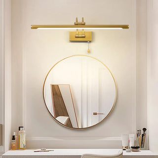 ZOWALA - Simple Linear Vanity Light with Pull Chain Switch Image - 1
