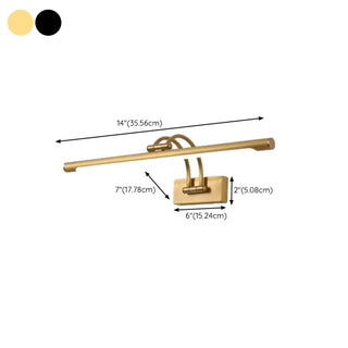 ZOWALA - Simple Linear Vanity Light with Pull Chain Switch #size