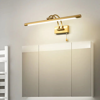 ZOWALA - Simple Linear Vanity Light with Pull Chain Switch Image - 2