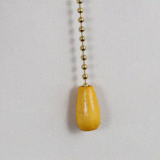 ZOWALA - Pleated Wood LED Metal Wall Sconce with Pull Chain Image - 14