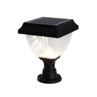 Stylish Solar Pyramid Waterproof Outdoor LED Post Light Zawala Image - 10