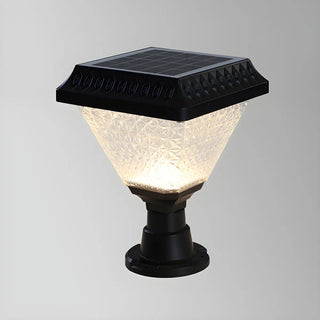 Stylish Solar Pyramid Waterproof Outdoor LED Post Light Zawala Image - 12