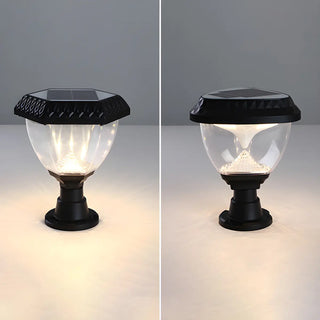 Stylish Solar Pyramid Waterproof Outdoor LED Post Light Zawala Image - 13