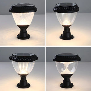 Stylish Solar Pyramid Waterproof Outdoor LED Post Light Zawala Image - 15