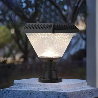 Stylish Solar Pyramid Waterproof Outdoor LED Post Light Zawala Image - 21