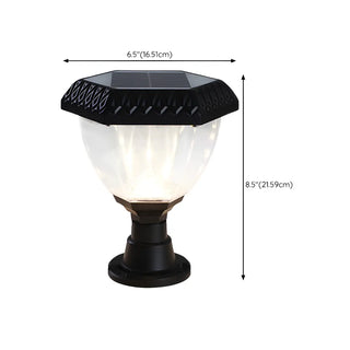Stylish Solar Pyramid Waterproof Outdoor LED Post Light Zawala Image - 23