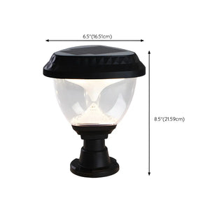 Stylish Solar Pyramid Waterproof Outdoor LED Post Light Zawala Image - 24